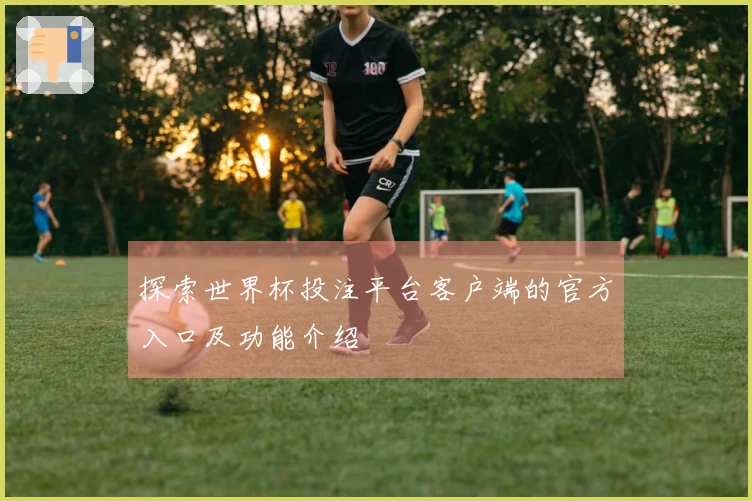 探索世界杯投注平台客户端的官方入口及功能介绍